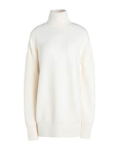 KHAITE Woman Turtleneck Cream Size Xs Wool In White Product Image