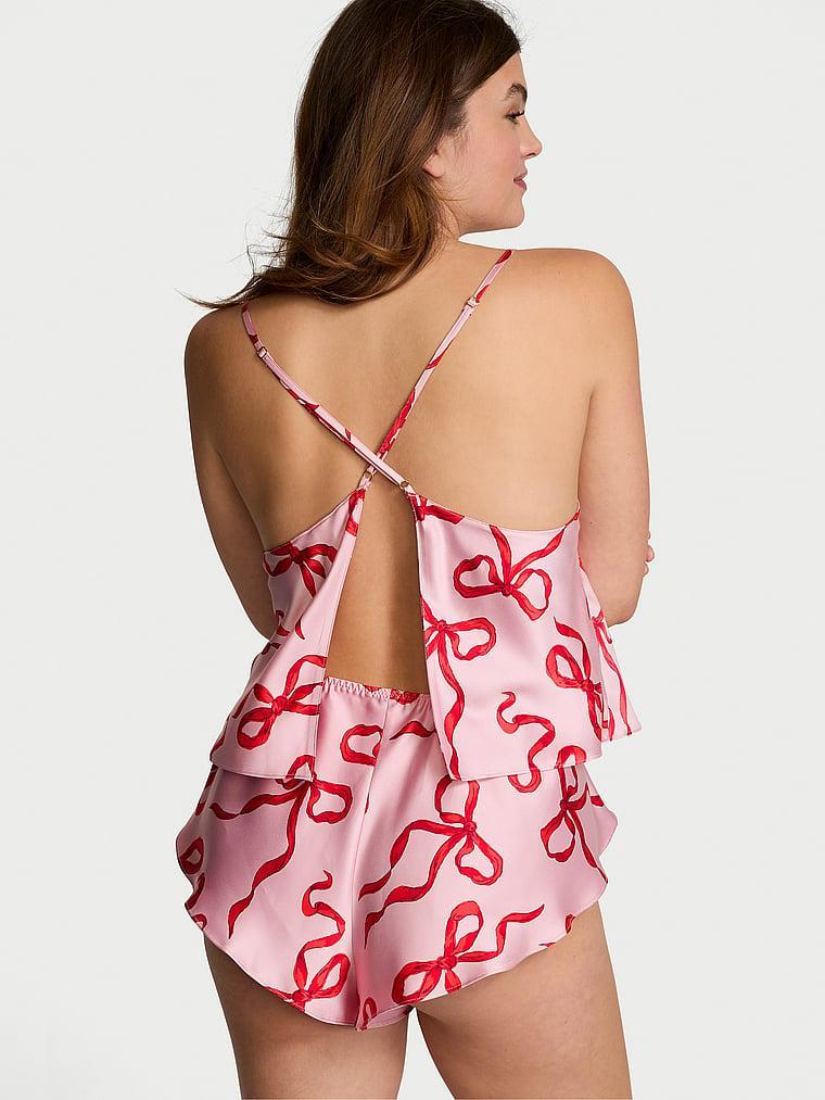 Satin Open-Back Cami & Shorts Set Product Image