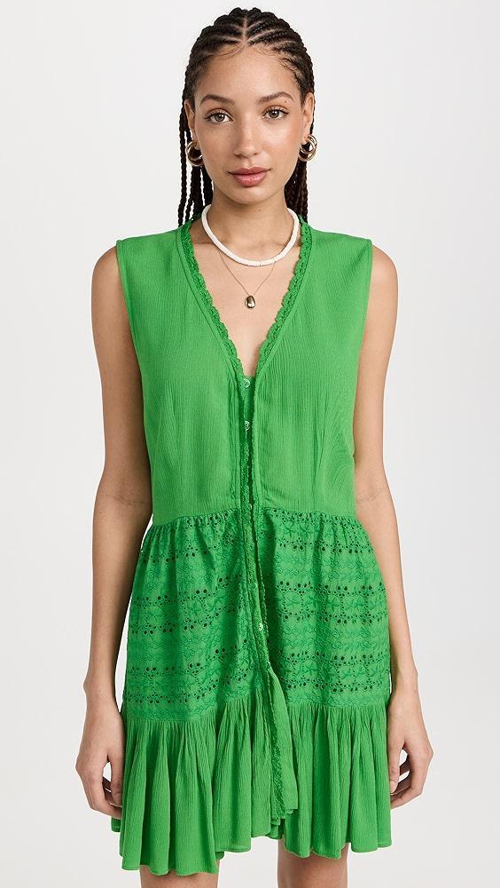 Playa Lucila Eyelet Mini Dress | Shopbop Product Image