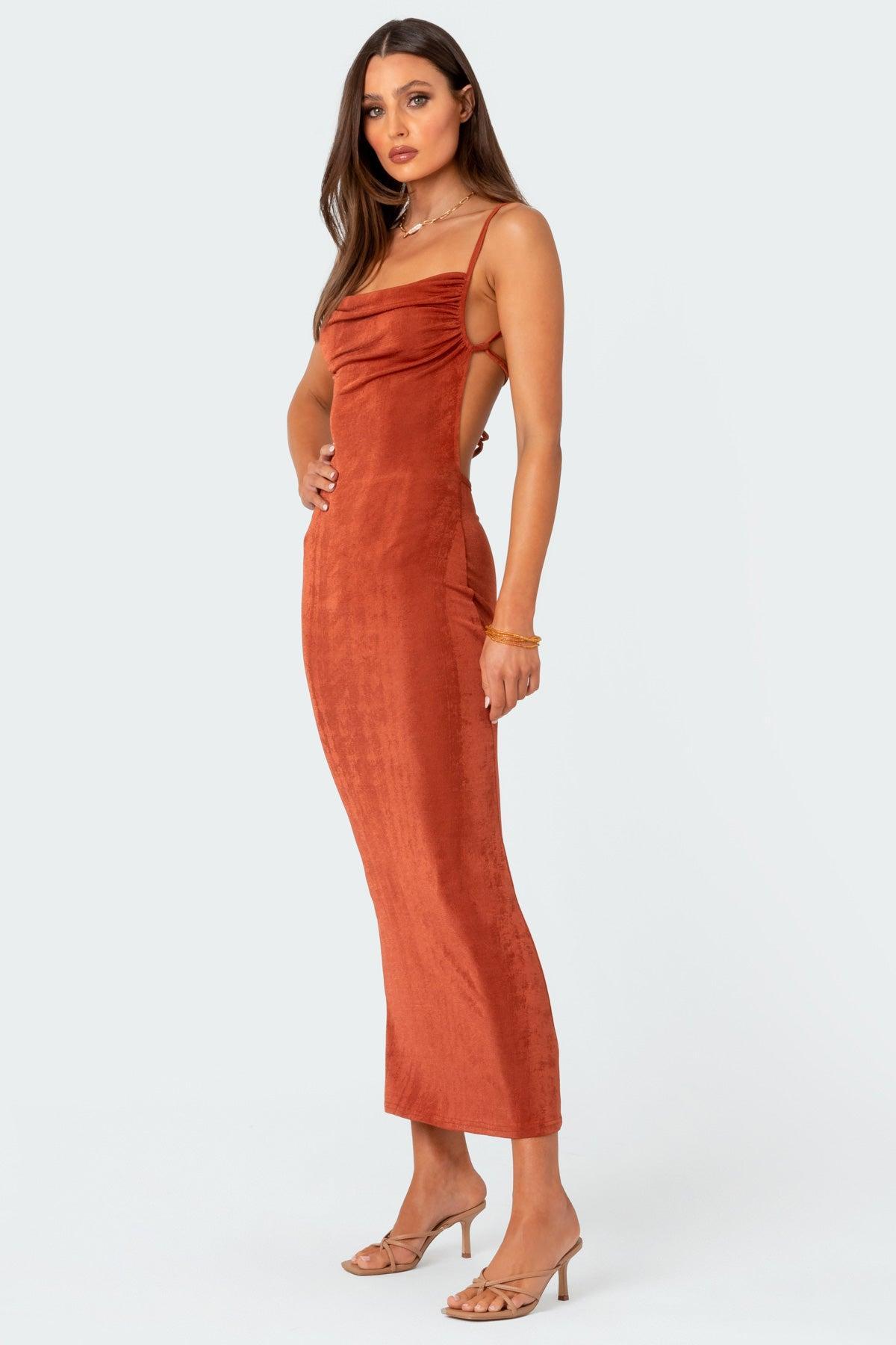 Clea Open Back Maxi Dress Product Image