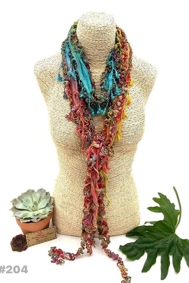 Ombre Fringe Scarf Female Product Image