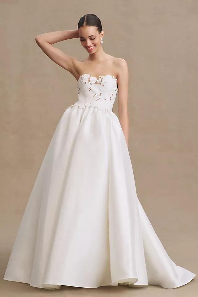 Wtoo by Watters Jordy Strapless Cutwork A-Line Wedding Gown Product Image