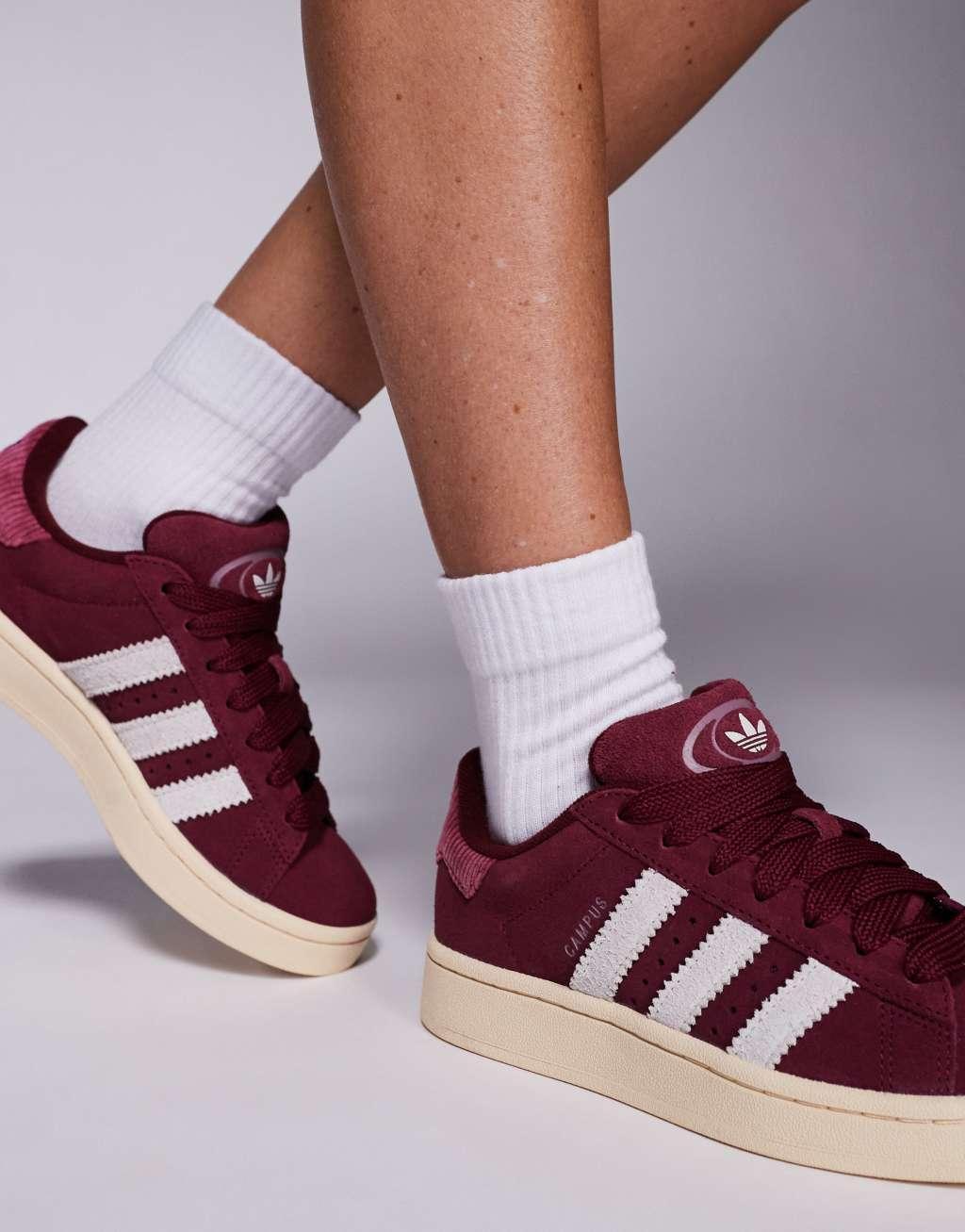 adidas Originals Campus 00s sneakers in burgundy Product Image