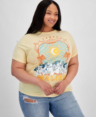 Trendy Plus Size Malibu Graphic T-Shirt Product Image