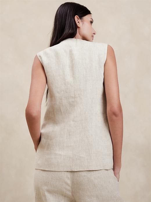 Lina Linen Vest Product Image