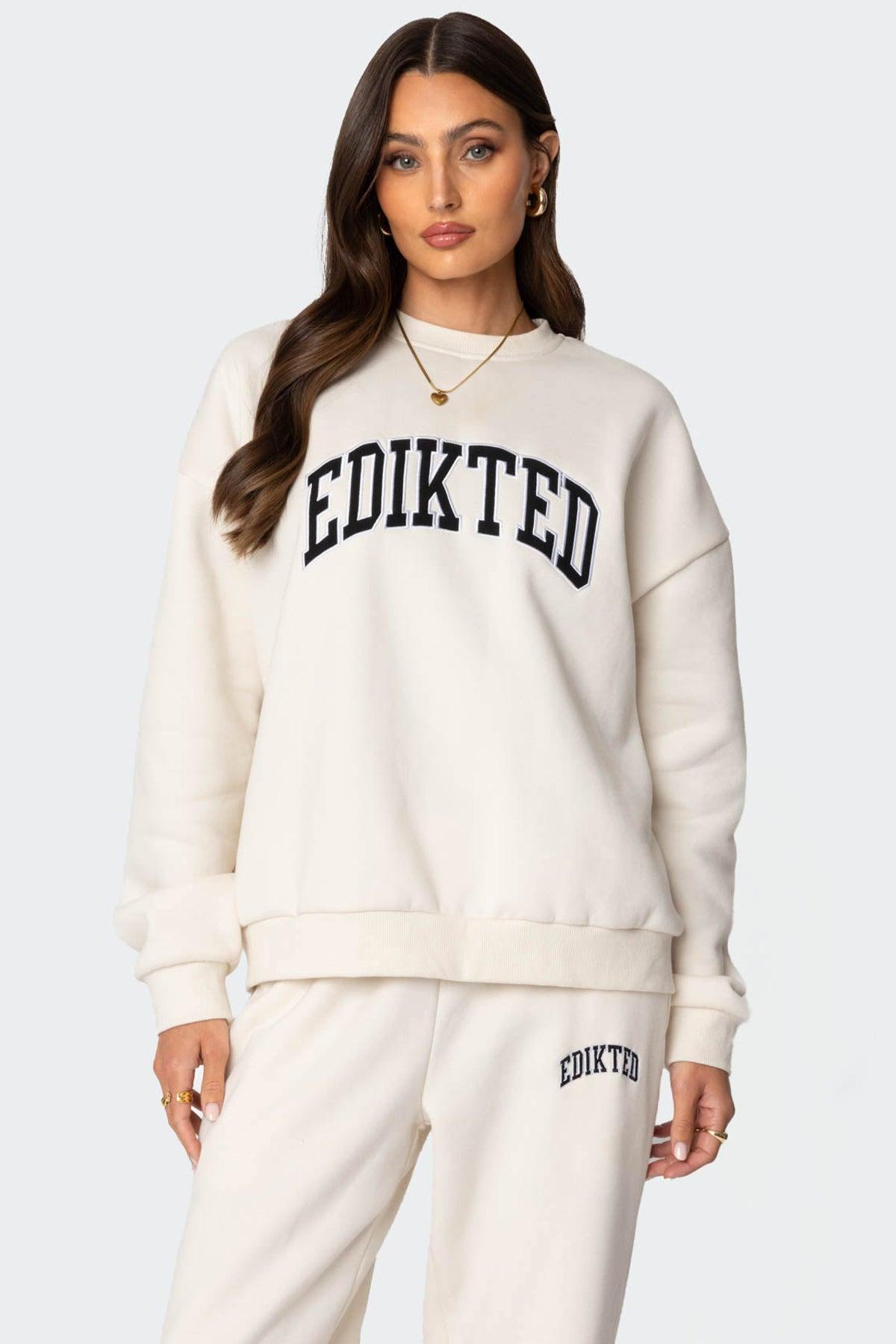 Edikted Babe Oversized Sweatshirt Product Image