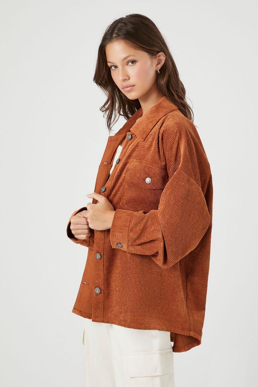 Corduroy Drop-Shoulder Shacket | Forever 21 Product Image