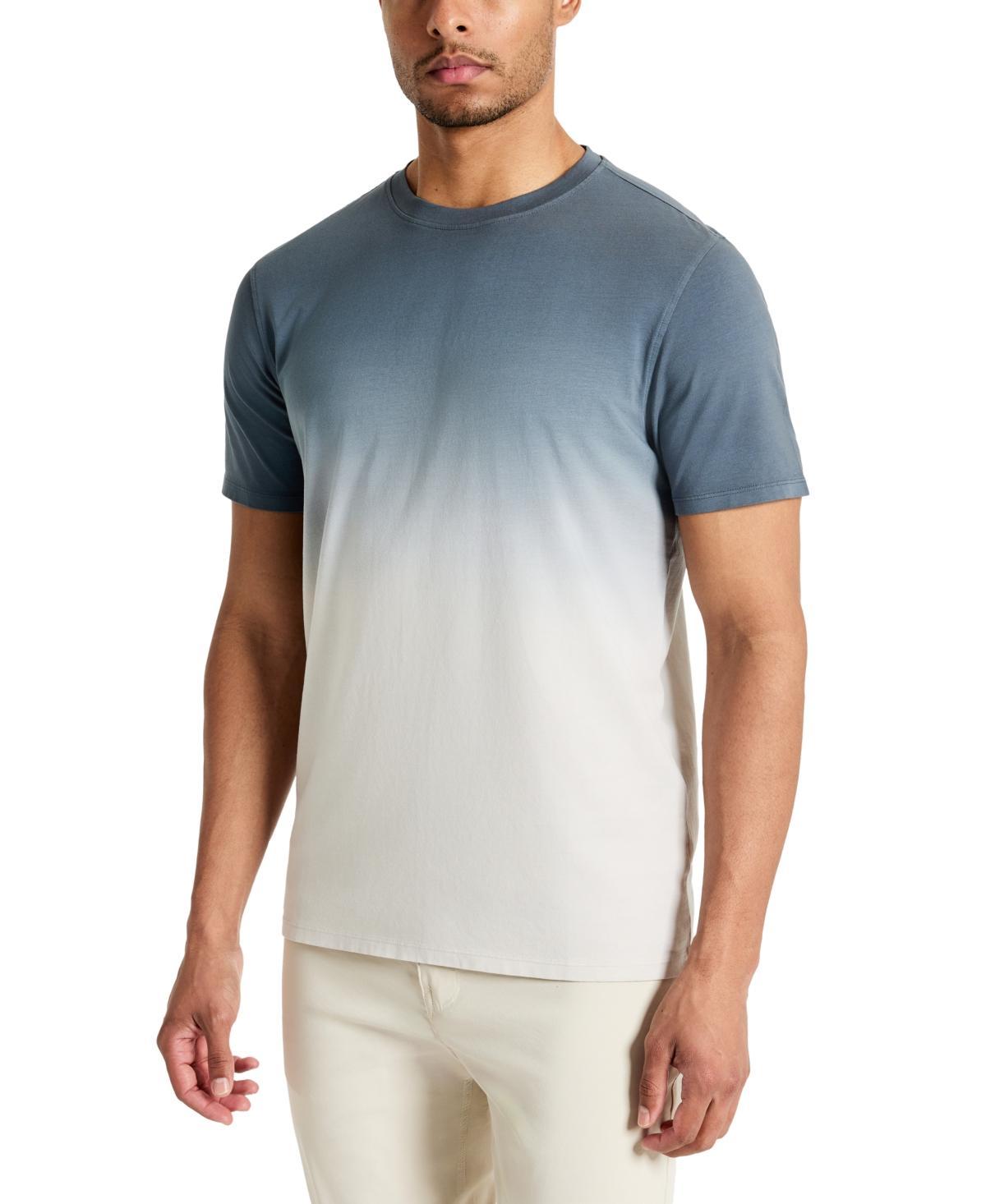 Kenneth Cole Mens 4-Way Stretch Dip-Dyed T-Shirt Product Image