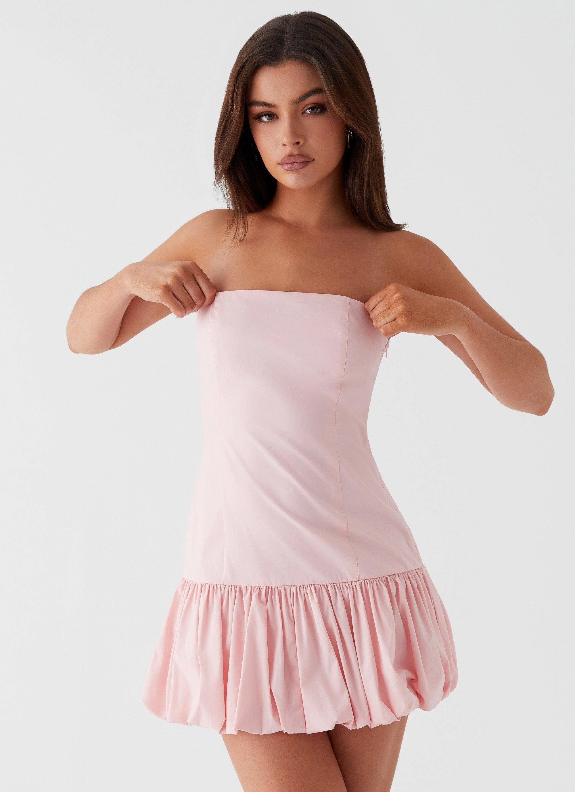 Cotton Candy Mini Dress - Pink Product Image