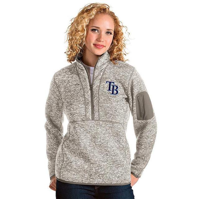 Womens Tampa Bay Rays 1/2 Zip Pullover Sweater Product Image