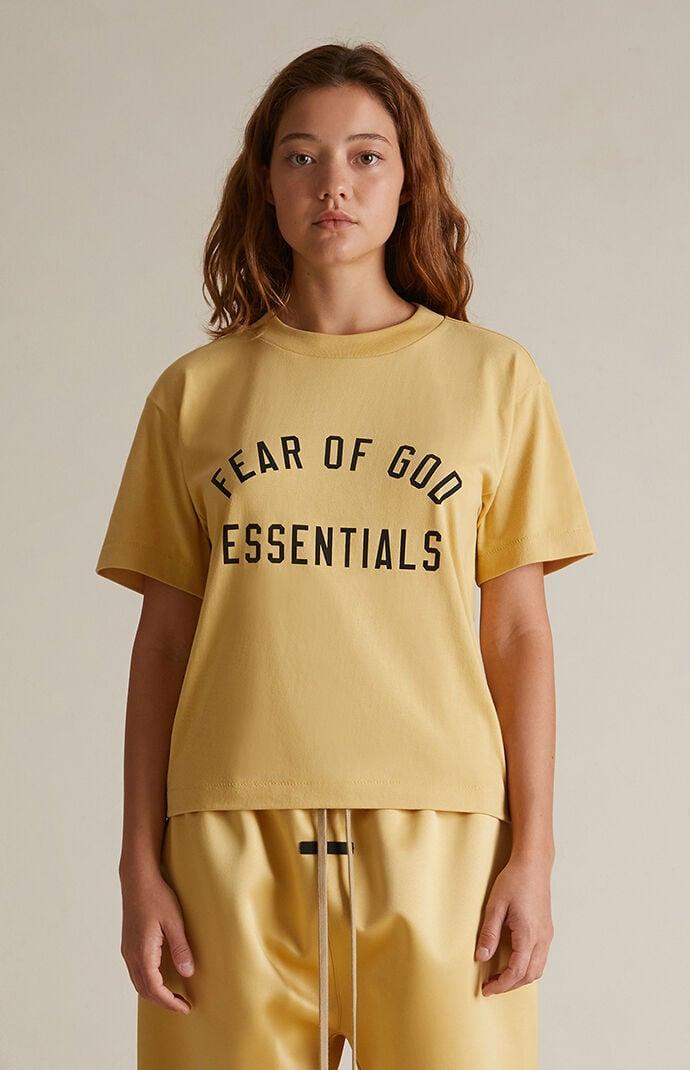 Fear of God Essentials Women's Tri-Blend Crew Neck T-Shirt - Product Image