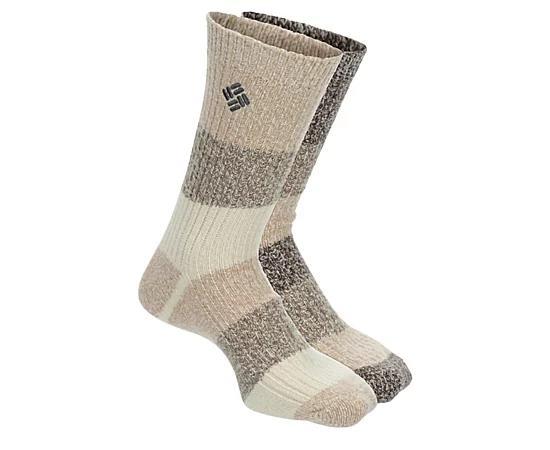 Columbia Womens Super Soft Micro Poly Marled Crew Socks 2 Pairs Product Image