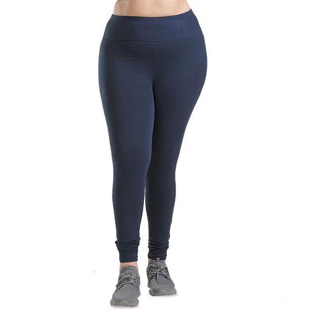 Plus Size Spalding High-Waisted Leggings, Womens Blue Product Image
