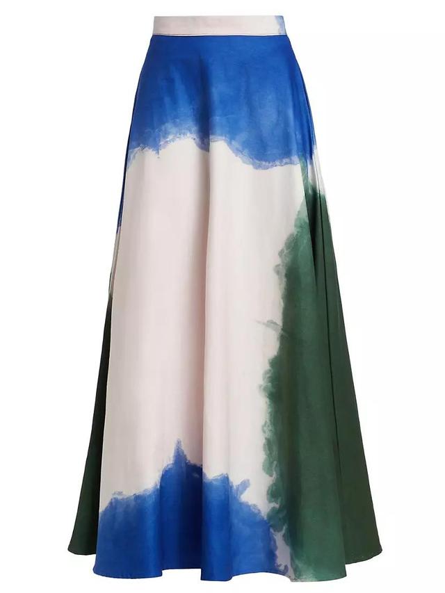 Labake Tie-Dye Maxi Skirt Product Image