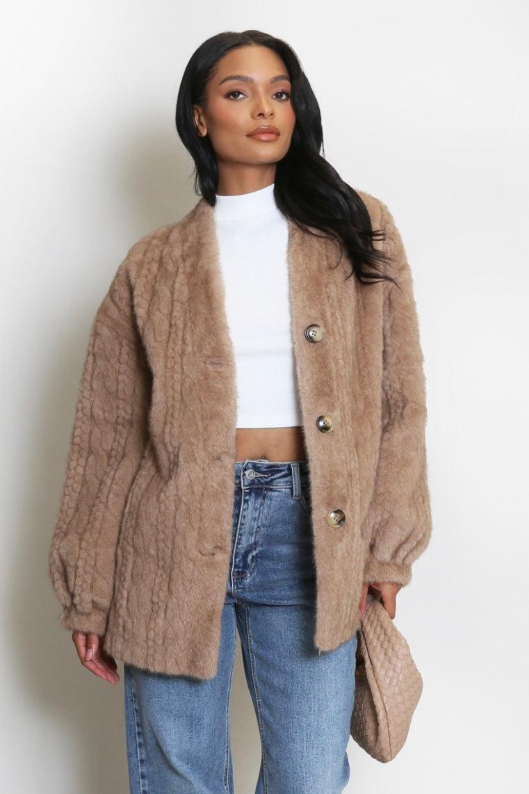 CARLEY TEXTURED COAT Product Image