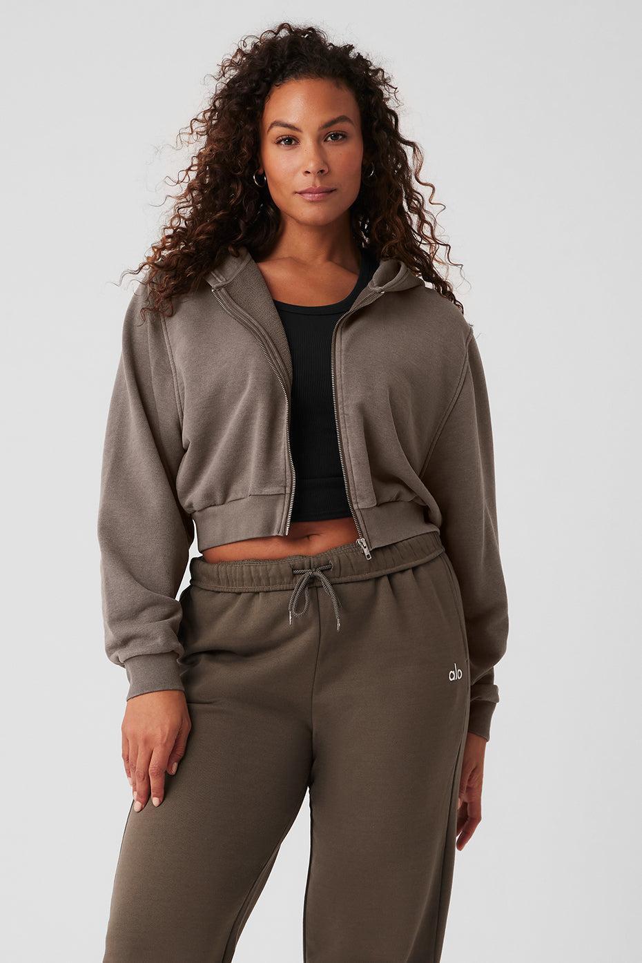 Washed Sweet Escape Hoodie - Olive Tree Wash Female Product Image