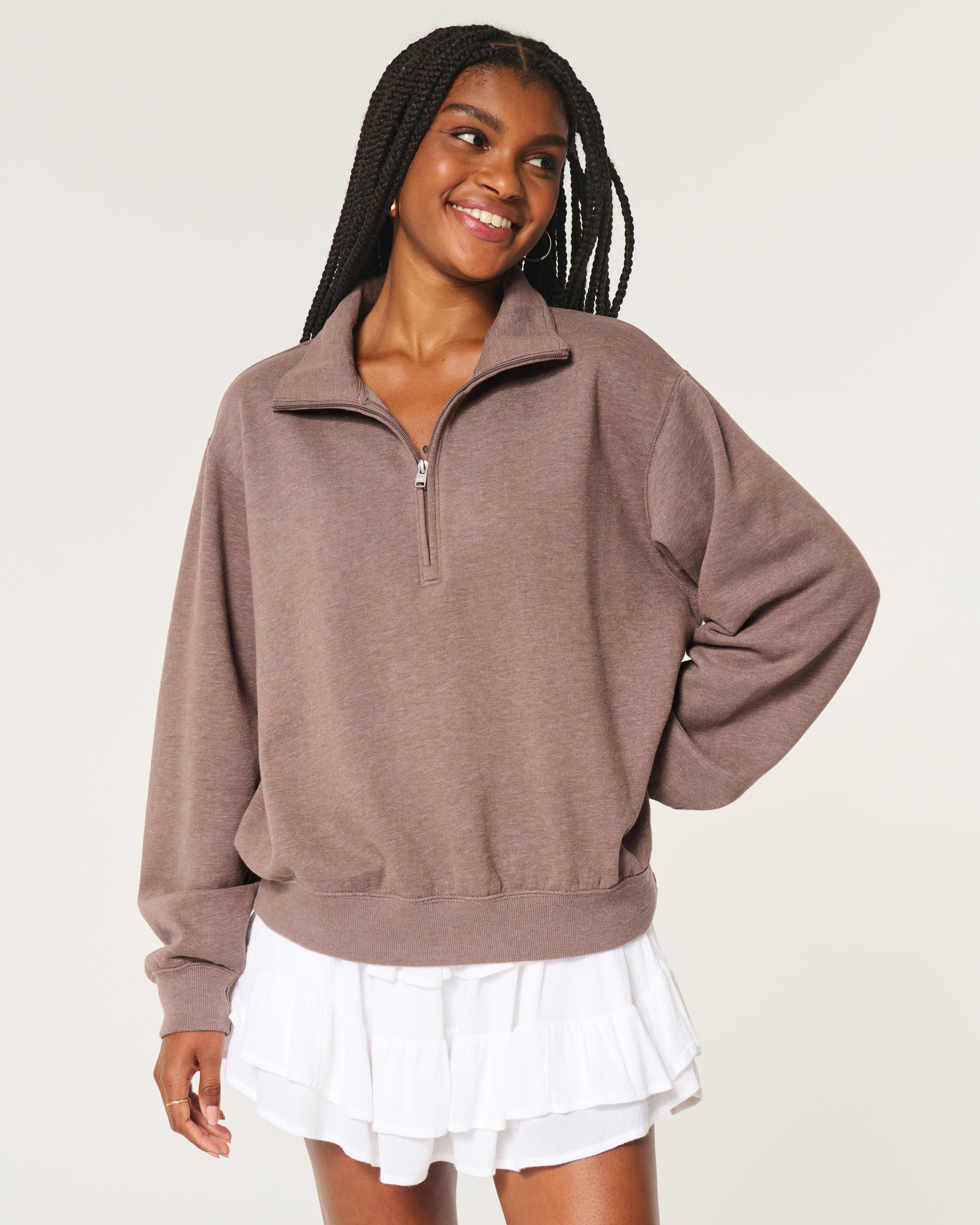 Easy Half-Zip Sweatshirt Product Image