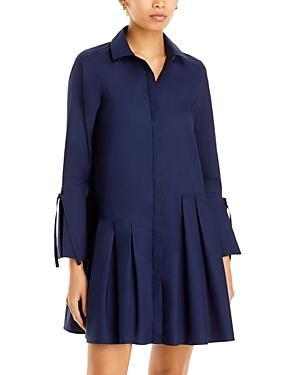 Womens Andrea Pleated Cotton Shirtdress Product Image