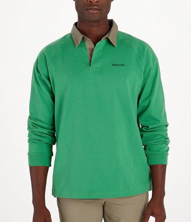 Marmot Mountain Works Rugby Long Sleeve Polo Shirt Product Image