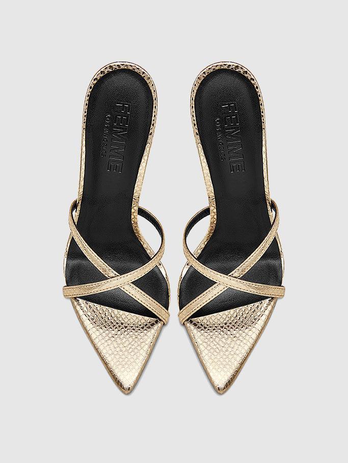 Donatella Mule - Oro Product Image