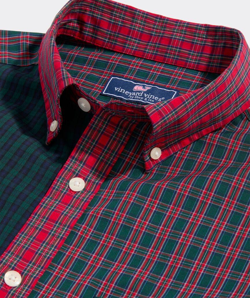 Stretch Poplin Tartan Shirt Product Image