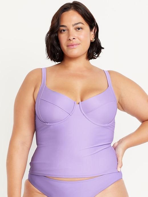 Underwire Tankini Swim Top Product Image