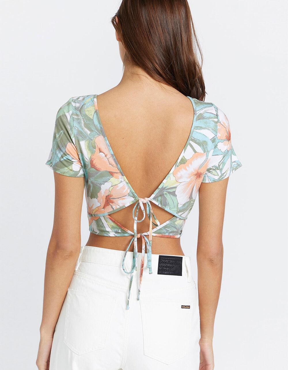 VOLCOM Had Me At Aloha Cut Out Womens Top Product Image