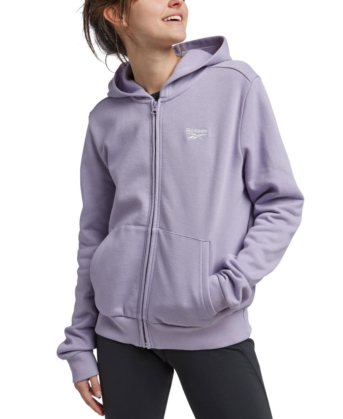 Reebok Womens Fleece Full-Zip Hoodie Product Image