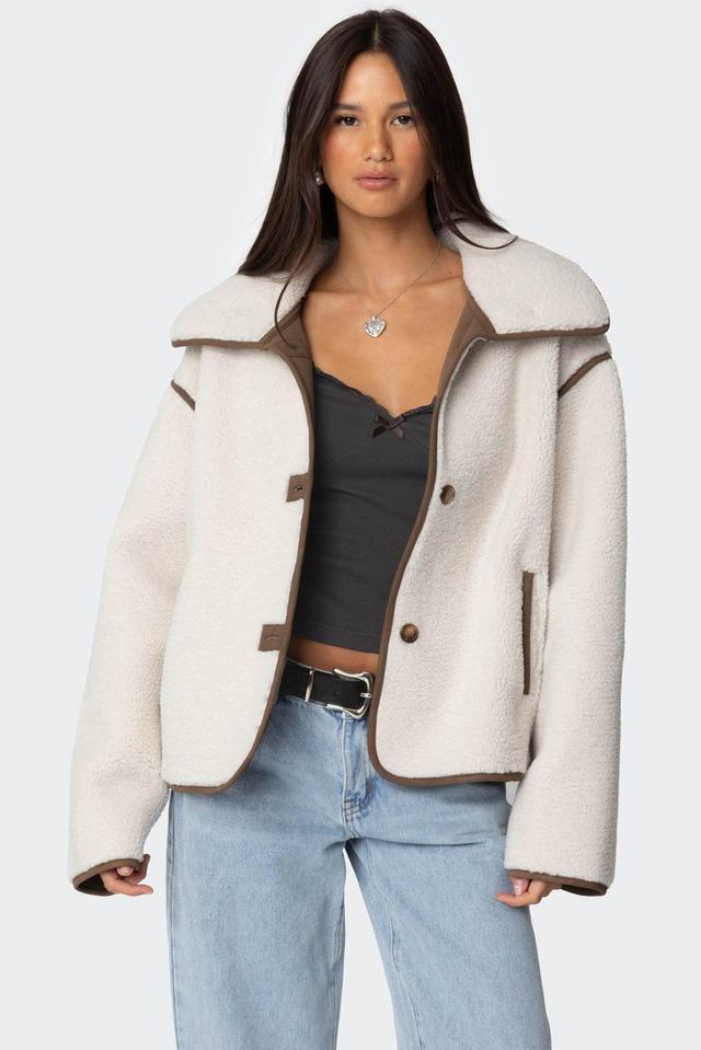 Frost Oversized Faux Shearling Jacket Product Image