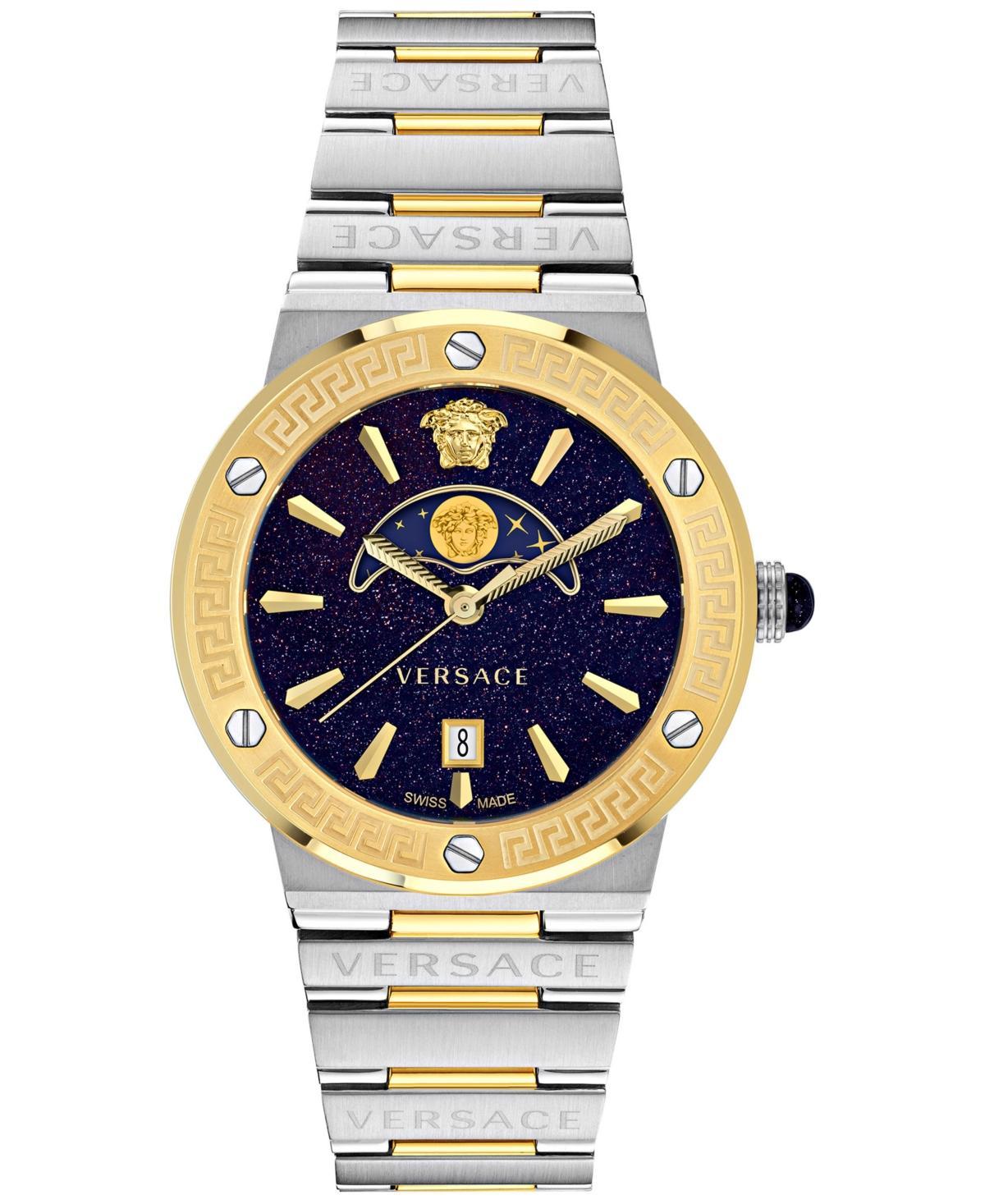 Versace Greca Logo Moonphase Watch, 38mm Product Image