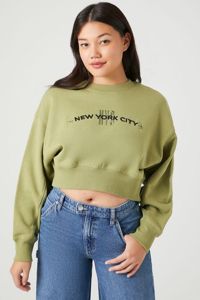 Cropped New York City Pullover | Forever 21 Product Image