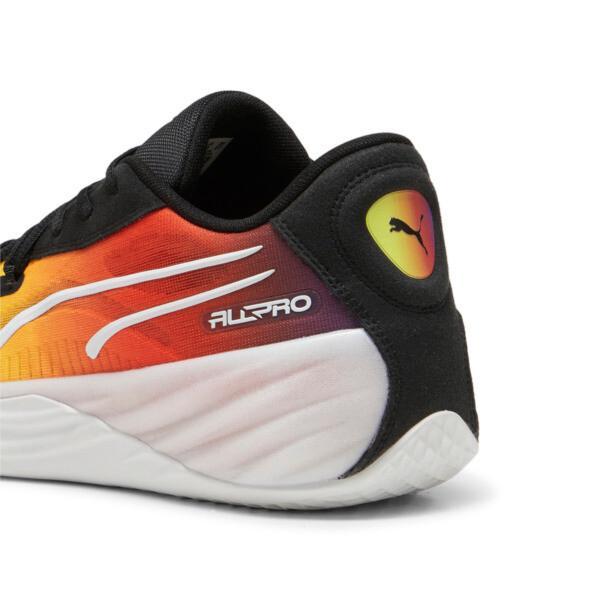 PUMA All-Pro NITRO™ SHOWTIME Men's Basketball Shoes in Yellow Sizzle/Purple Glimmer Product Image