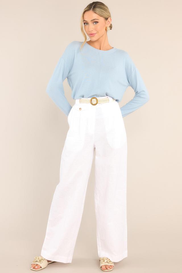 Stay Mellow Light Blue Top Product Image