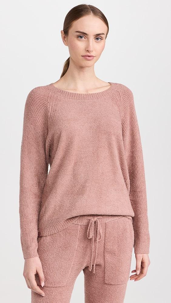 Barefoot Dreams CozyChic Lite Rib Blocked Pullover | Shopbop Product Image