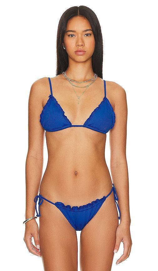 The Frill Tri Bikini Top Product Image