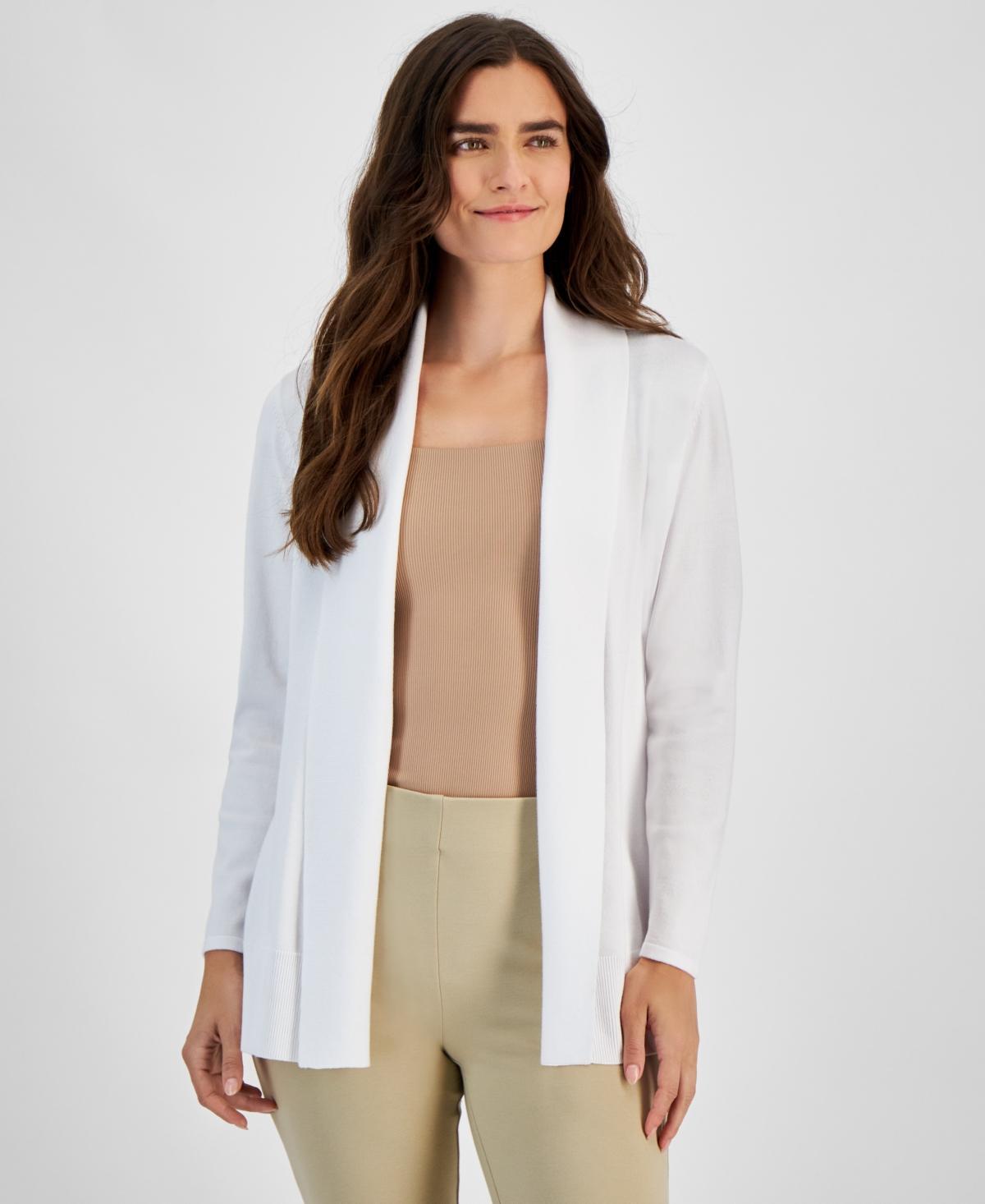 Jm Collection Womens Shawl Collar Long Sleeve Open-Front Cardigan, Created for Macys Product Image