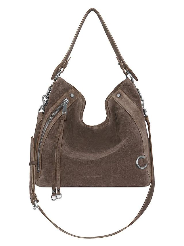 Womens Mab Suede Hobo Bag Product Image