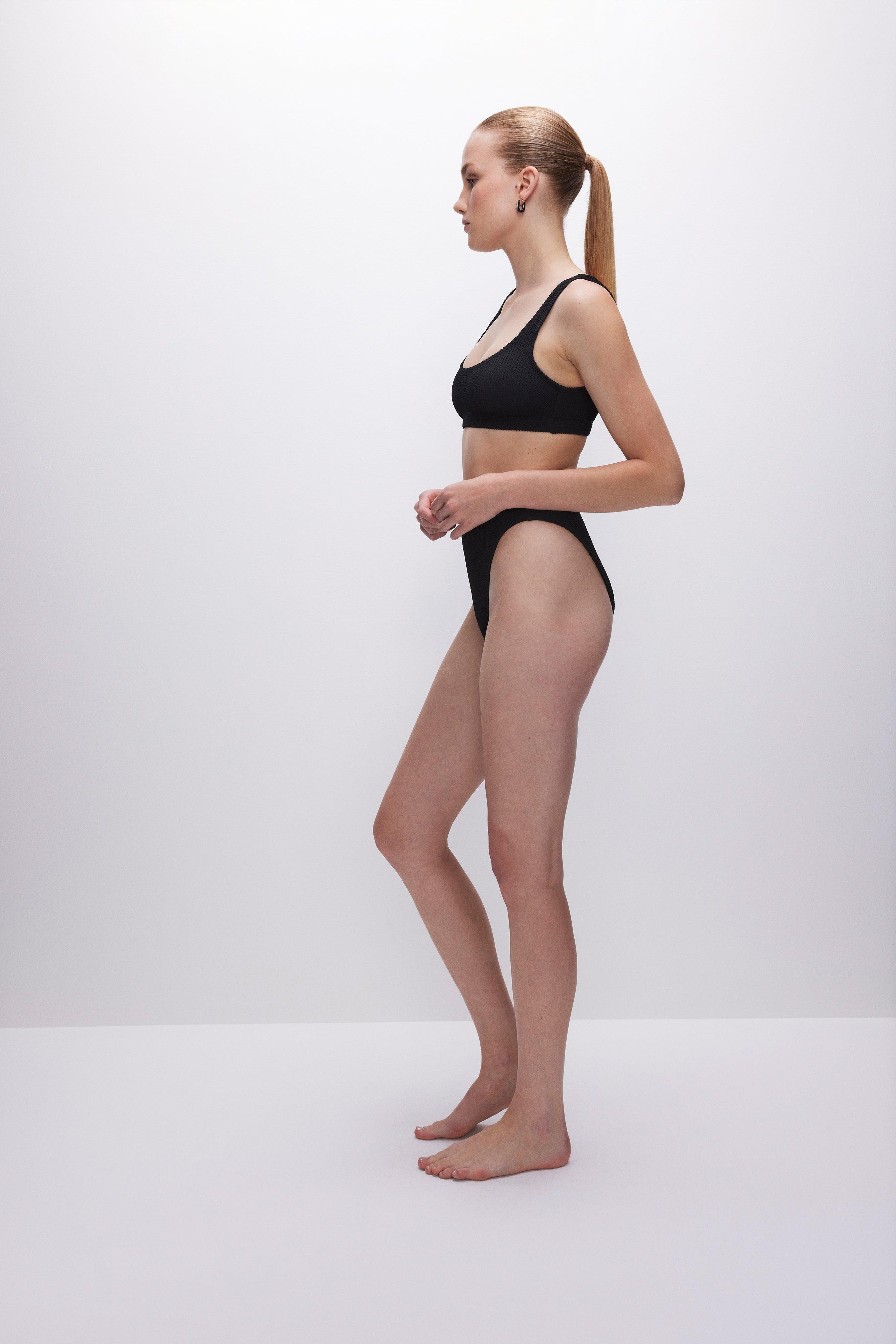 ALWAYS FITS GOOD WAIST BIKINI BOTTOM | BLACK001 Product Image