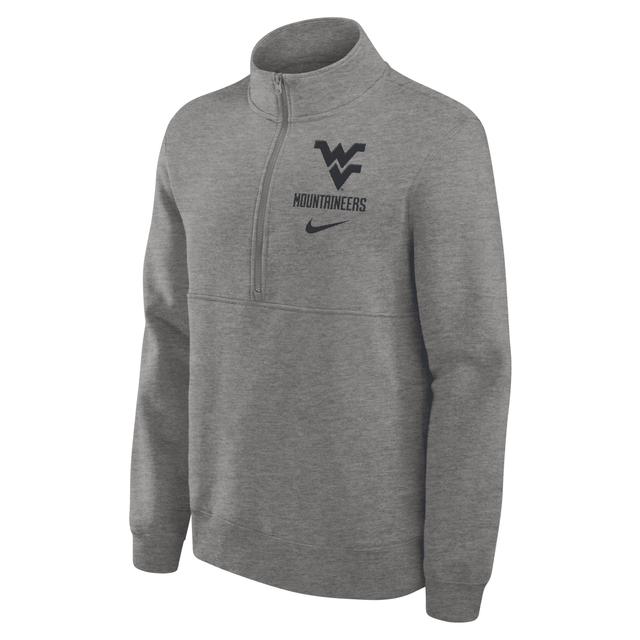 West Virginia Mountaineers Primetime Club Nike Mens College 1/2-Zip Crew Product Image