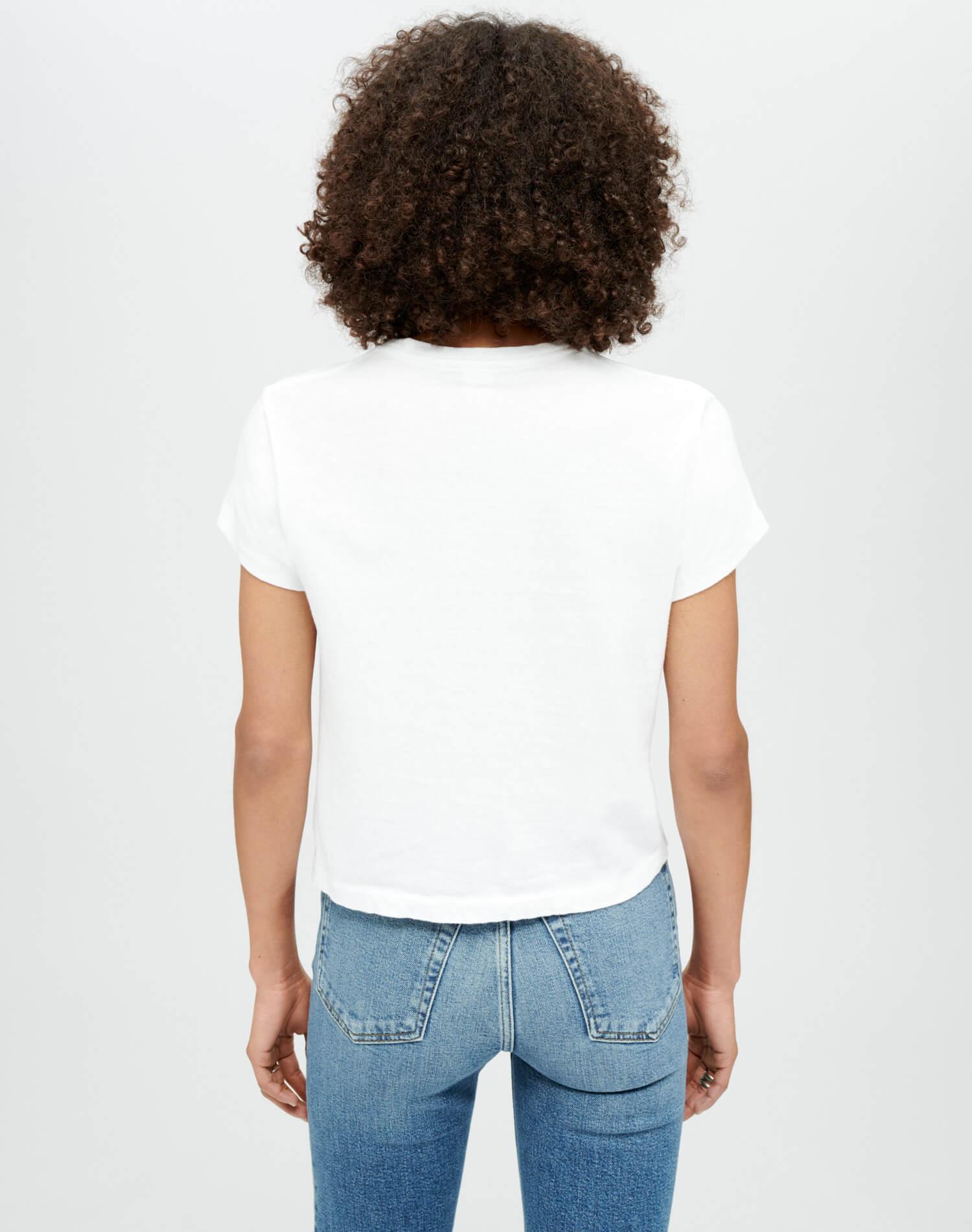 Hanes 1950s Boxy Tee - Optic White Female Product Image