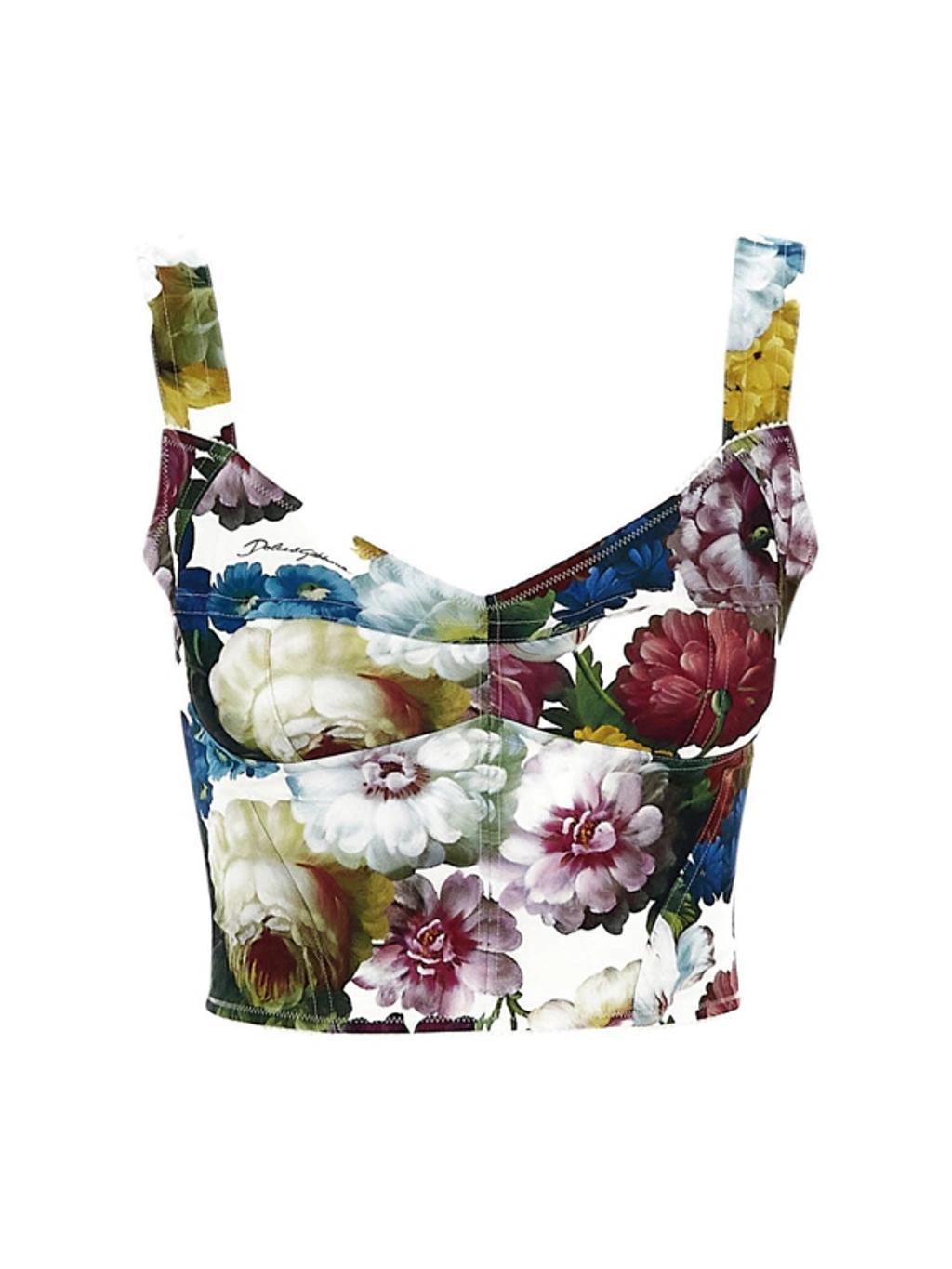 Floral Top In Multicolor Product Image