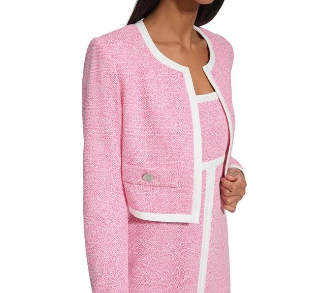 Women's Slub-Knit Jacquard Jacket  Product Image