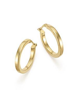 Saks Fifth Avenue Made in Italy Saks Fifth Avenue Women's 14K Yellow Gold Hoop Earrings  - female - Size: one-size Product Image