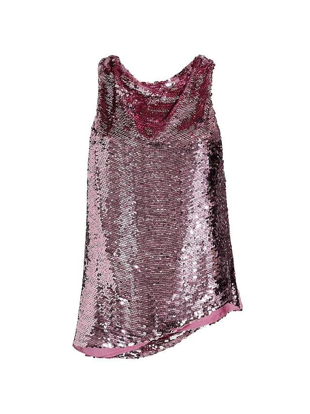 Womens Cowlneck Sequin Top Product Image