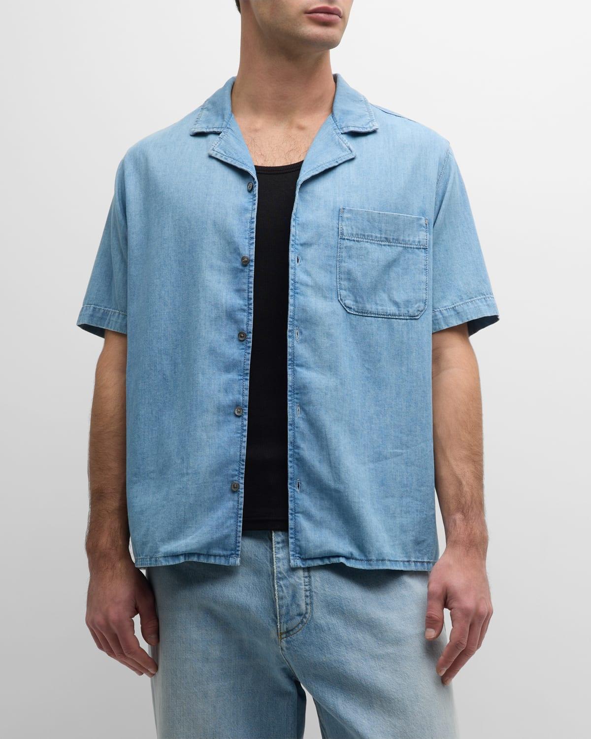 Mens Chambray Camp Shirt Product Image