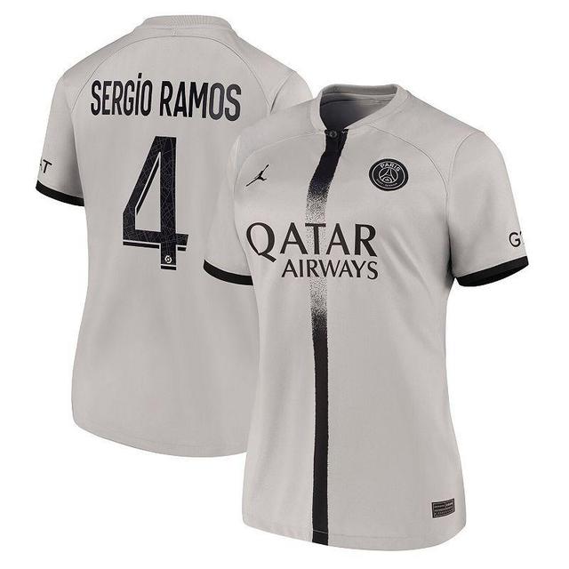 Womens Nike Sergio Ramos Black Paris Saint-Germain 2022/23 Away Breathe Stadium Replica Player Jersey Product Image