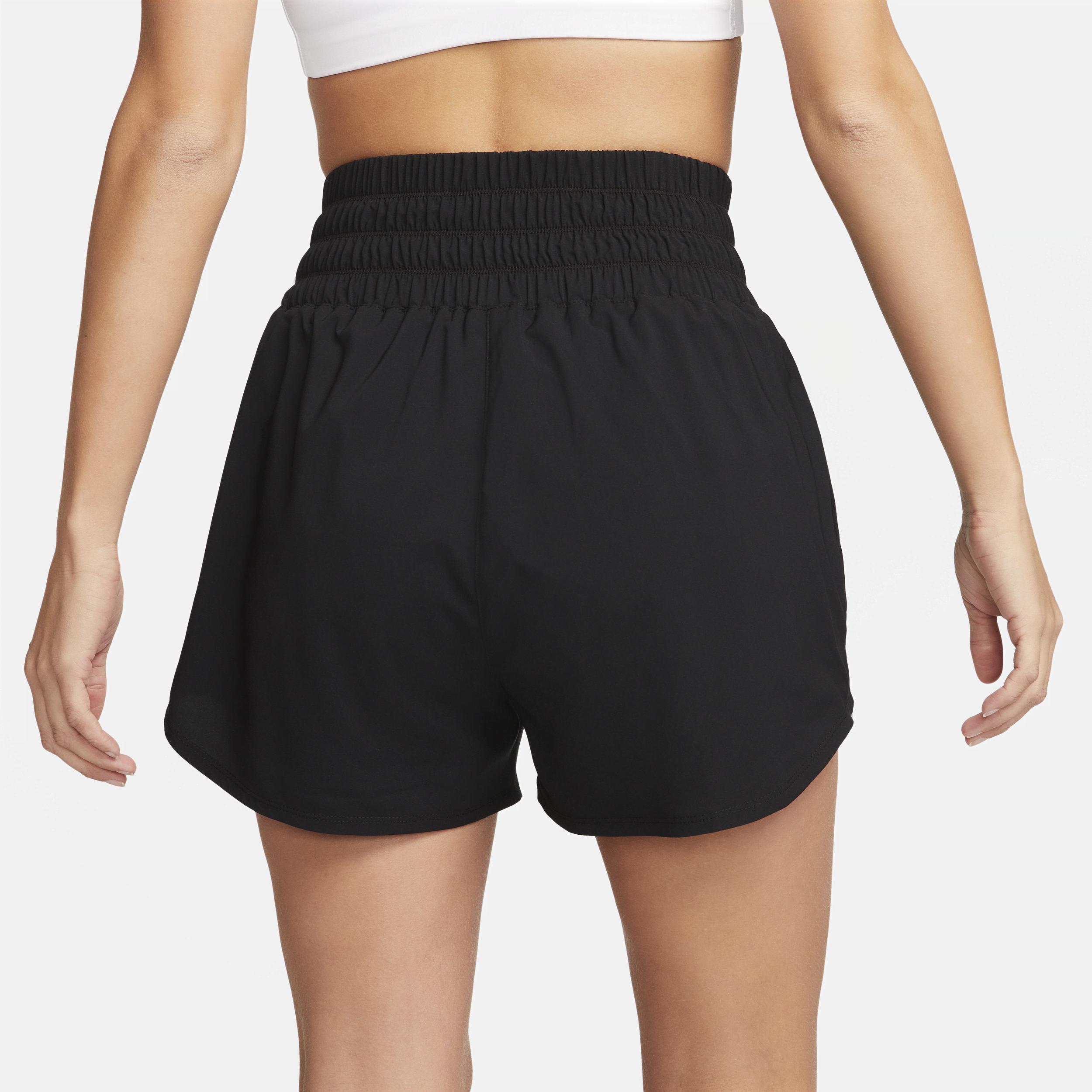 Nike Women's One Dri-FIT Ultra High-Waisted 3" Brief-Lined Shorts Product Image