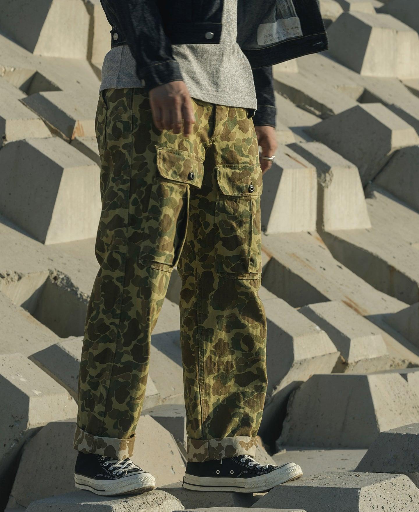 US Army M-1943 Herringbone Cotton Camouflage Pants (Modified) Product Image