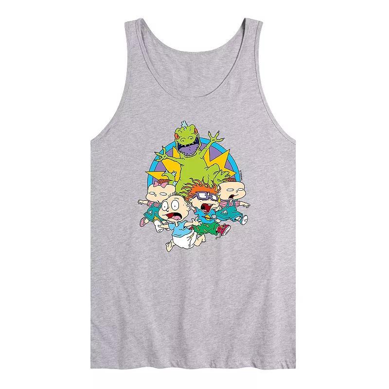 Mens Rugrats Running From Reptar Tank Top Product Image