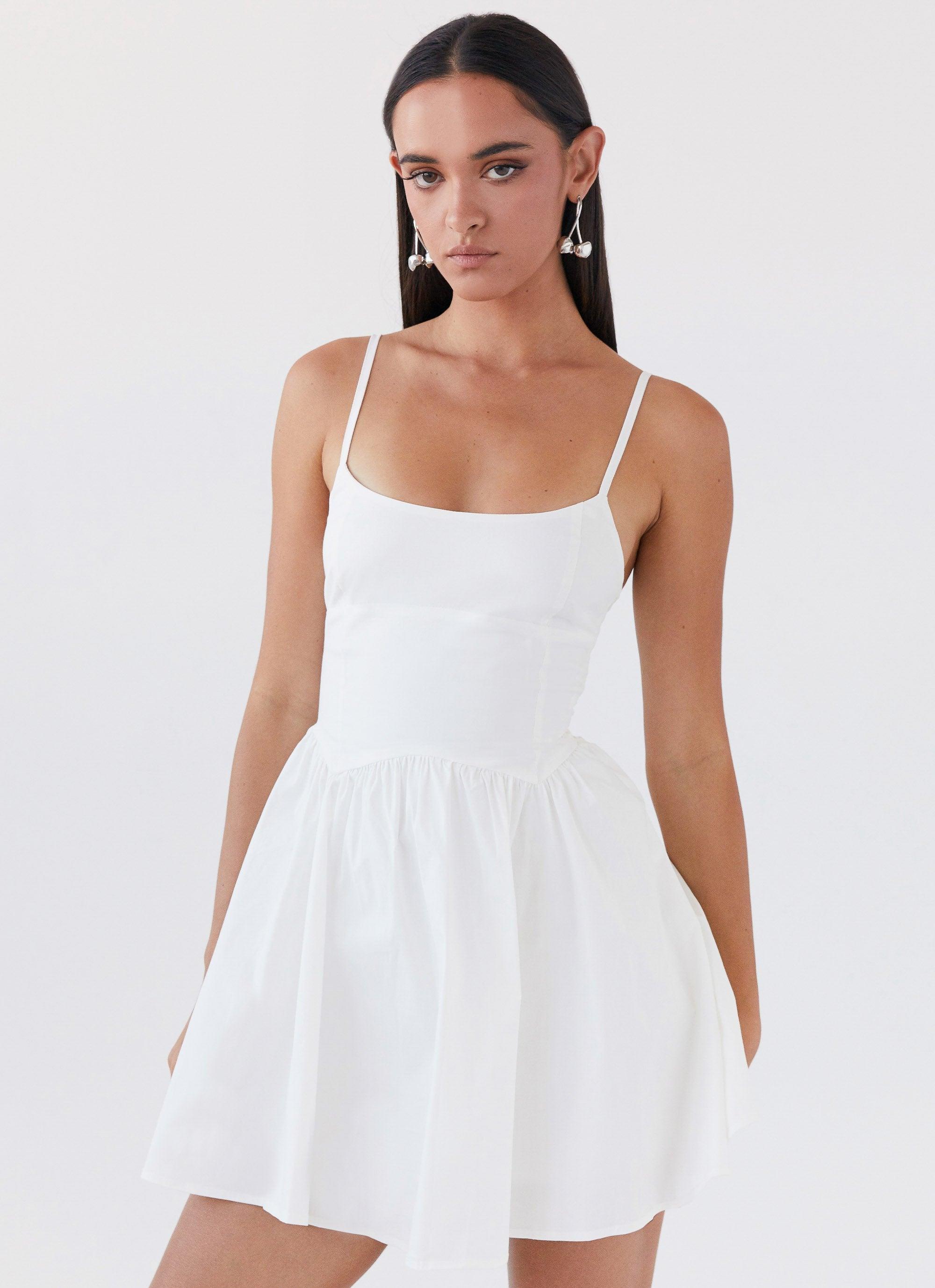 Tesoro Mio Mini Dress - White Product Image